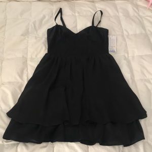 Go International black mini dress Brand New!